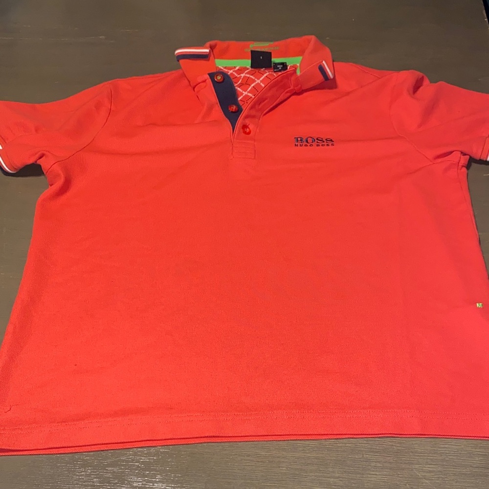 Boss Vivid Red Polo Shirt